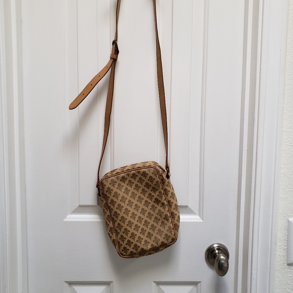 Patrick Cox Yellow / Gold Leather Cross Body Bag
